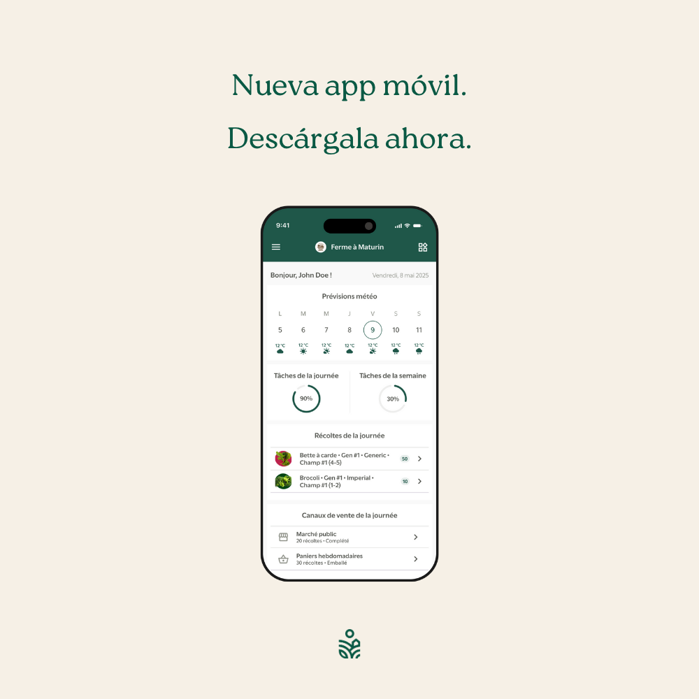 Estamos decididos a construir el ecosistema tecnológico que apoyará a esta nueva generación de agricultores. Estamos decididos a construir el ecosistema tecnológico que apoyará a esta nueva generación de agricultores.